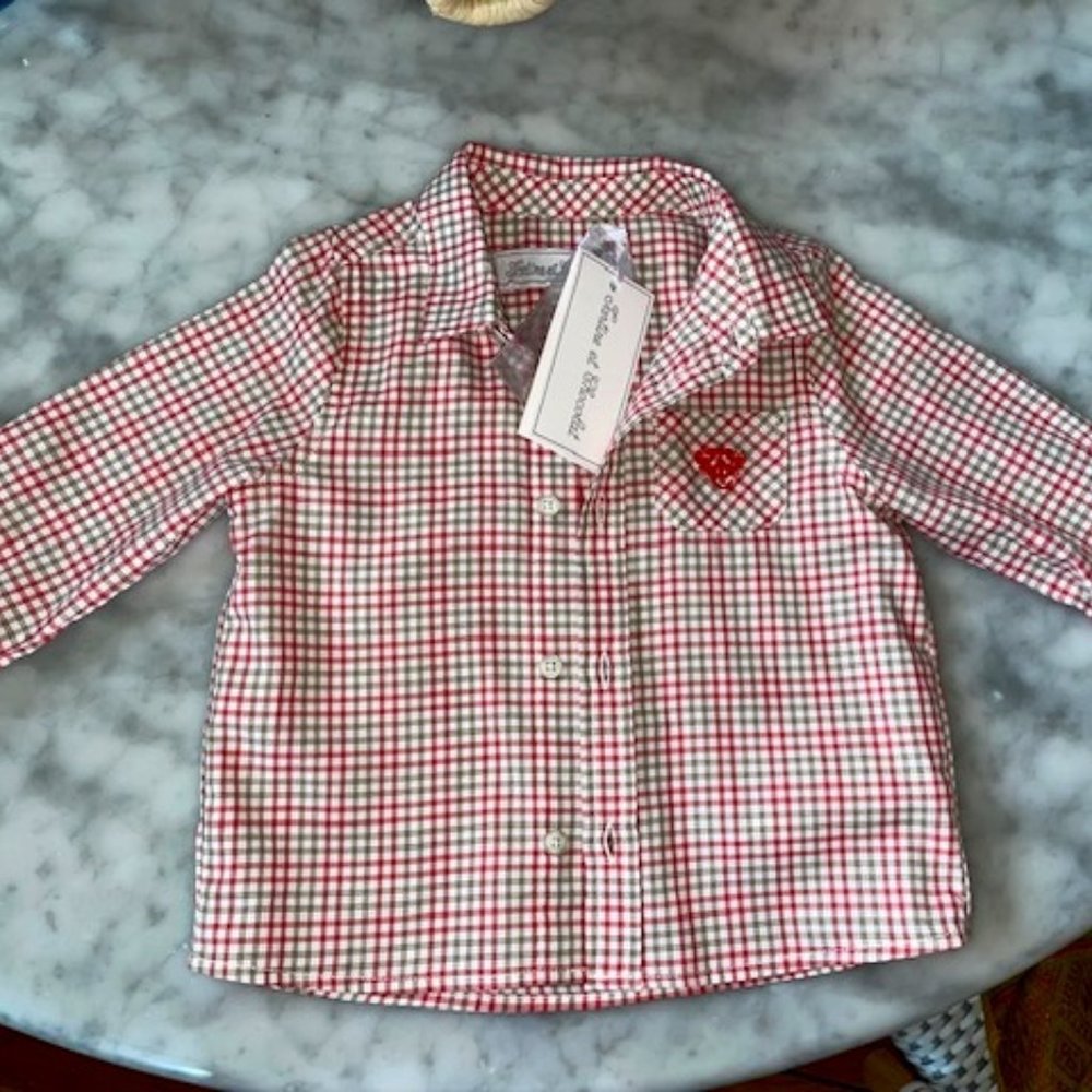 Tartine et Chocolat 6M Boys Dress Shirt